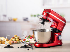 Set complet cu accesorii Robot de Bucătărie PRO, Culoare ROȘU Delimano